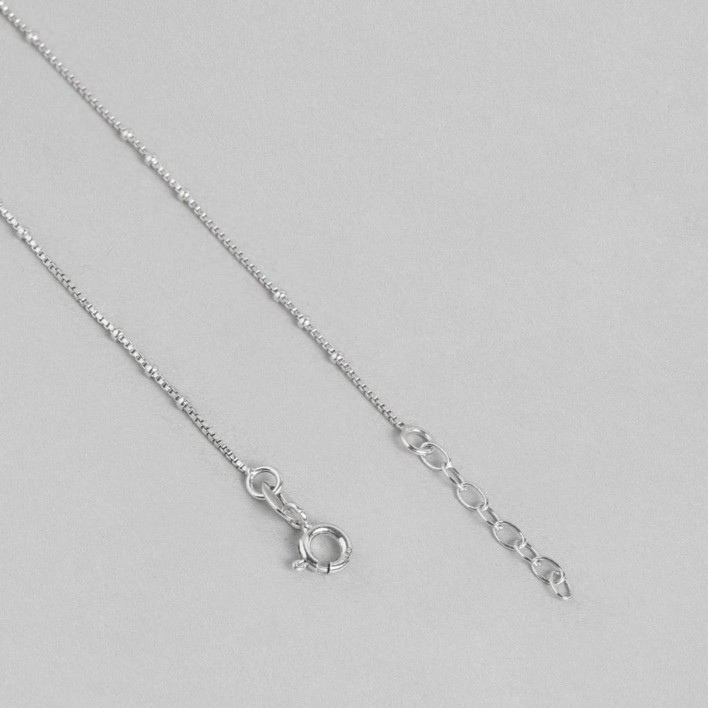 Delicate Heart 925 Sterling Silver Anklets : ANK-60137-PAIR