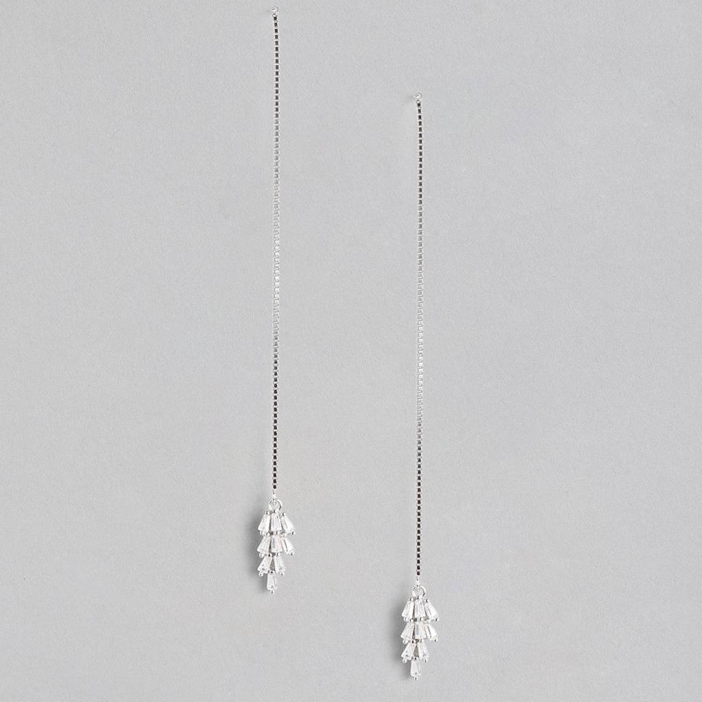 Sui Dhaga 925 Silver Earrings : EAR-20102