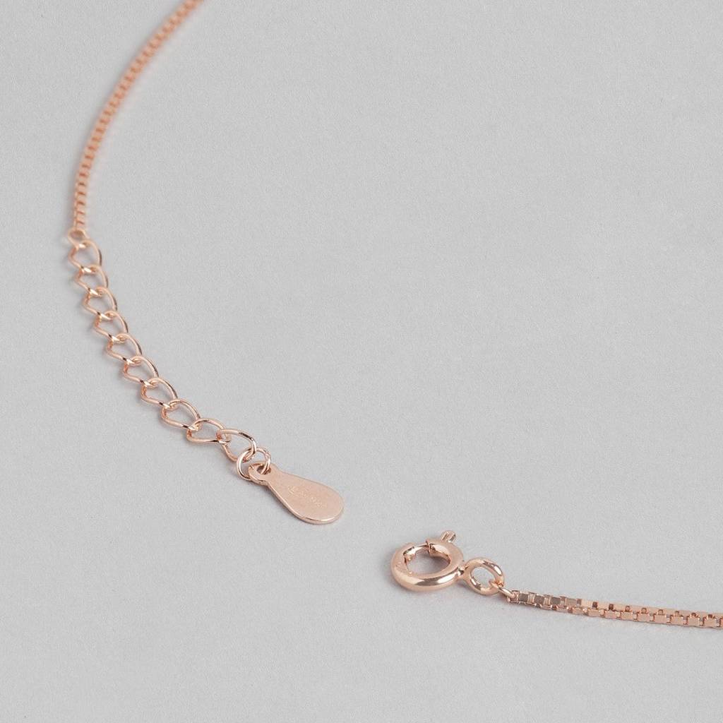 Evil Eye 925 Silver Rose Gold Necklace : NL-30074