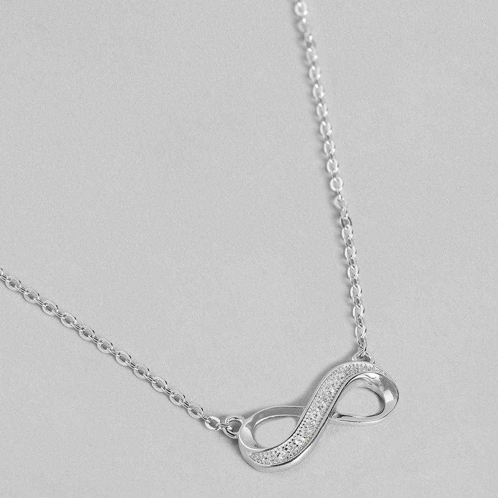 Infinity 925 Silver Necklace : NL-30075