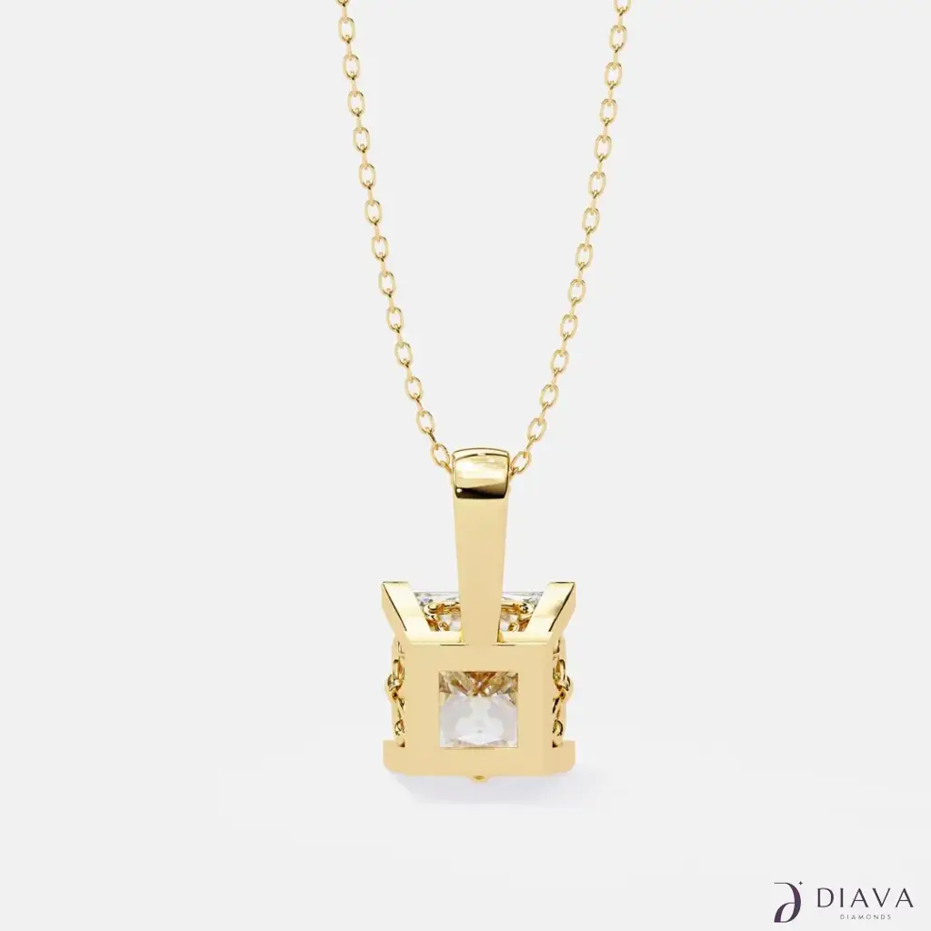 Classic Princess Solitaire Pendant : ClassicPrincessSolitairePendant