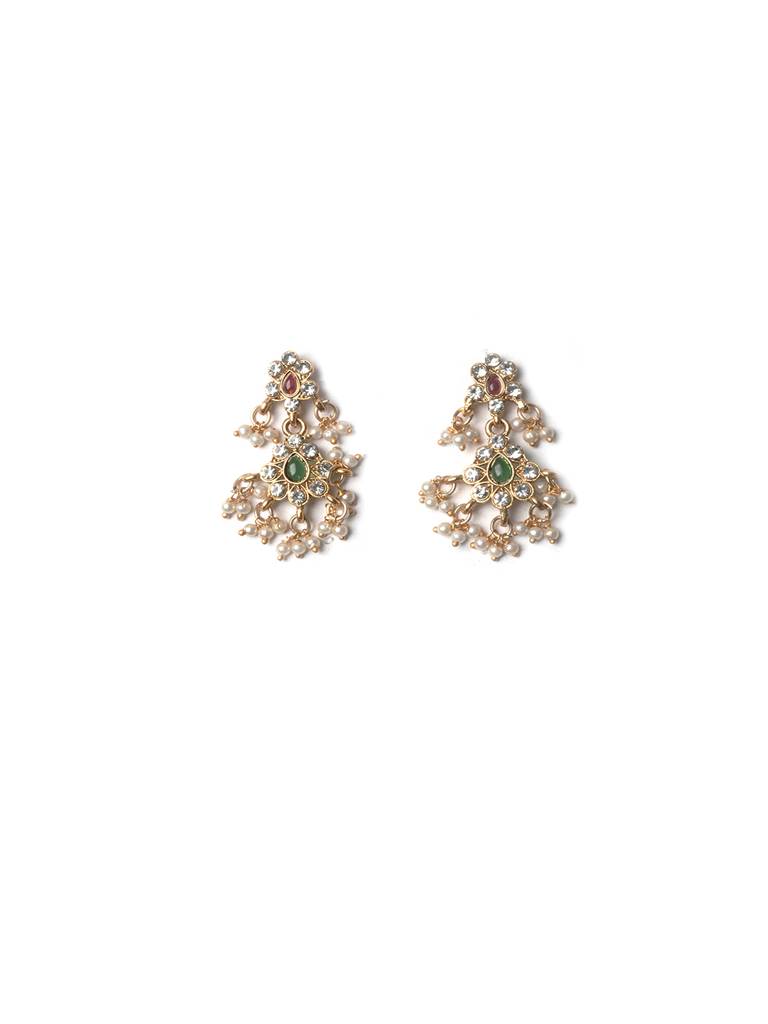 Short Guttapusalu Necklace Set - A Regal South Indian Bridal Jewellery : SATJS288SHORT