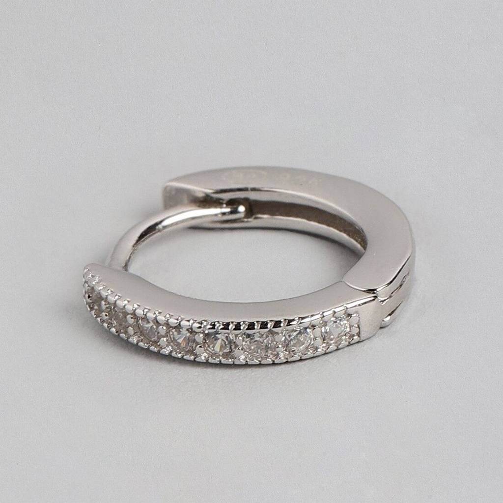 The Whimsical Hoop 925 Silver Earrings : EAR-20094