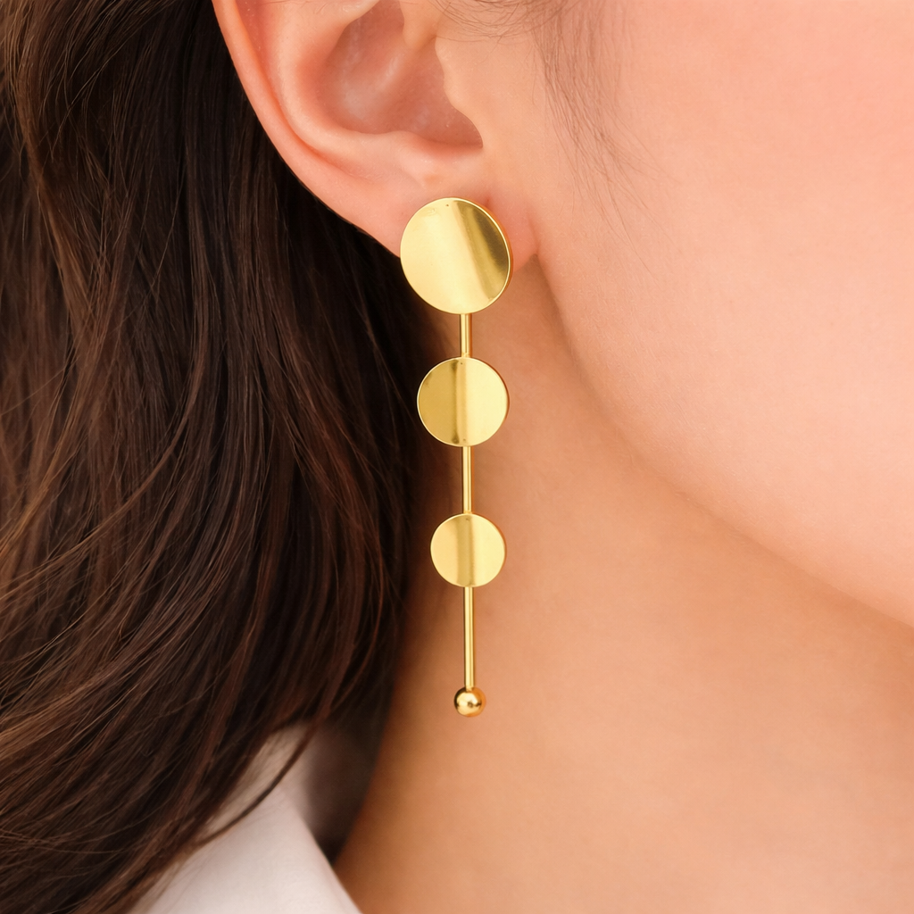 Solar Eclipse Earrings : Le203