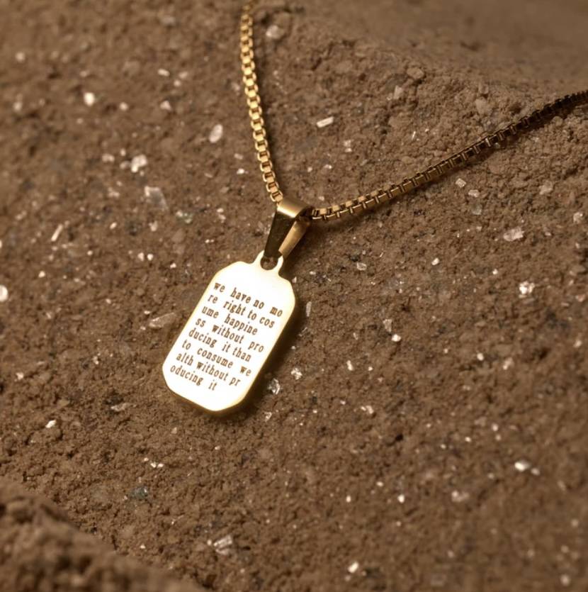 Affirmation Necklace : A-AFF-NECKP-A-0033-S