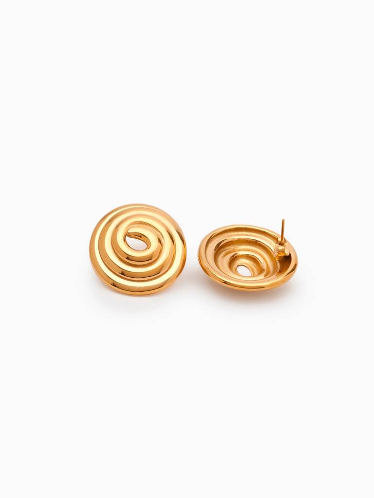 Ariel Gold Studs : A-ARI-EARRI-A-0189-S