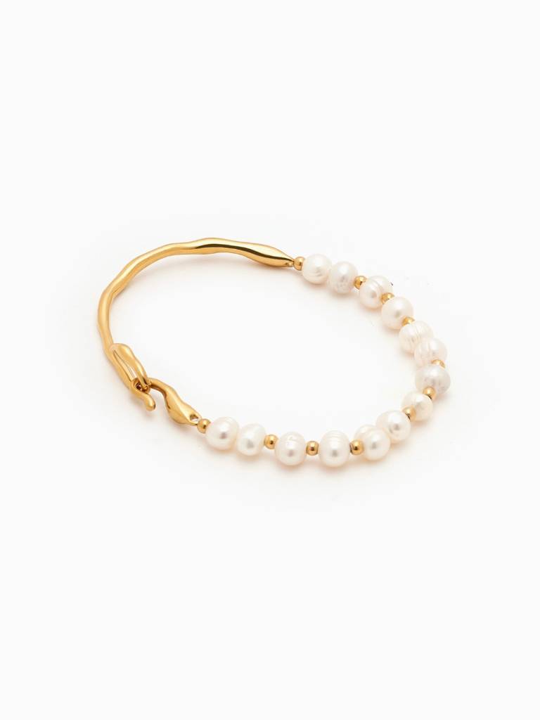 Aura Pearl Bracelet : A-AUR-BRACE-A-0147-S