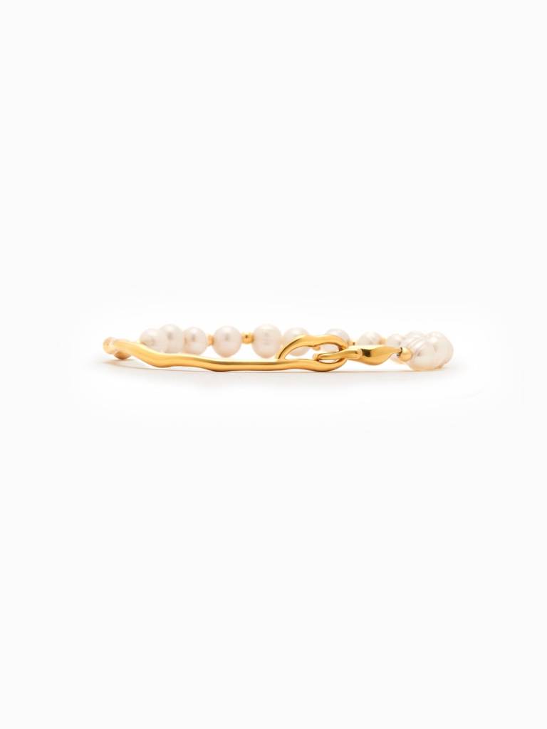 Aura Pearl Bracelet : A-AUR-BRACE-A-0147-S