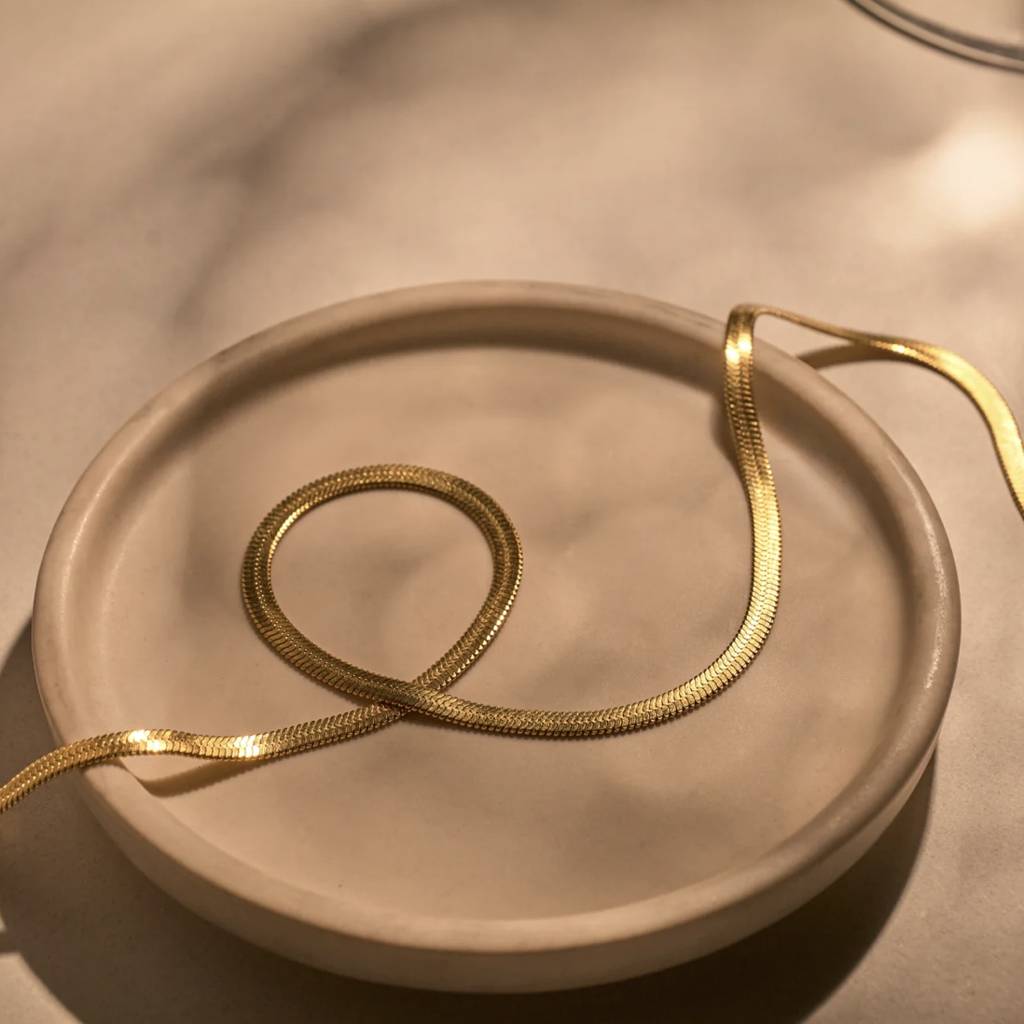 Bae-Sic Single Layered Neckchain Gold : A-BAE-NECKP-A-0036-S