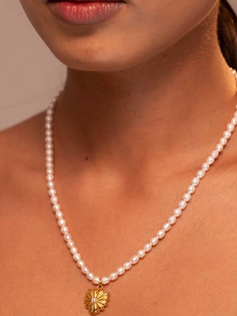 Diana Pearl Necklace : A-DIA-NECKL-A-0131-S