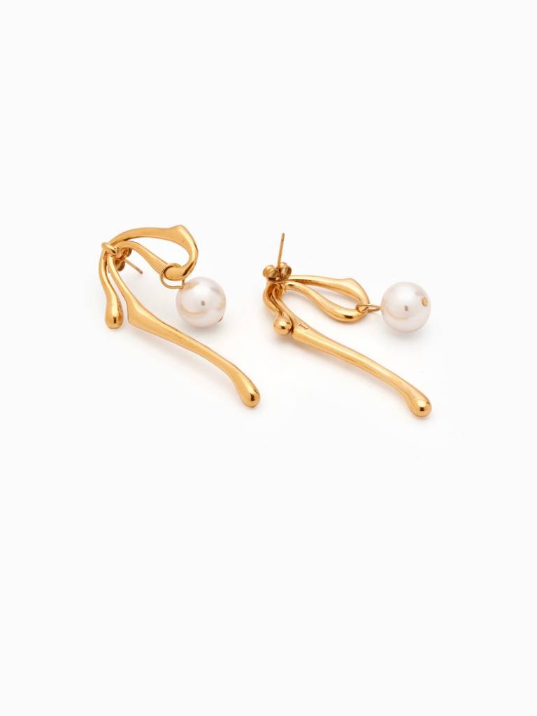 Emme Bow Earrings : A-EMM-EARRI-A-0185-S