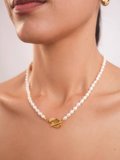 Ocean Pearl Necklace : A-OCEA-NECKL-A-0235-S