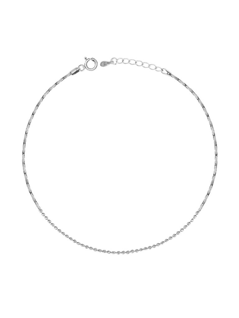 GIVA 925 Sterling Silver Classic Chain Anklet