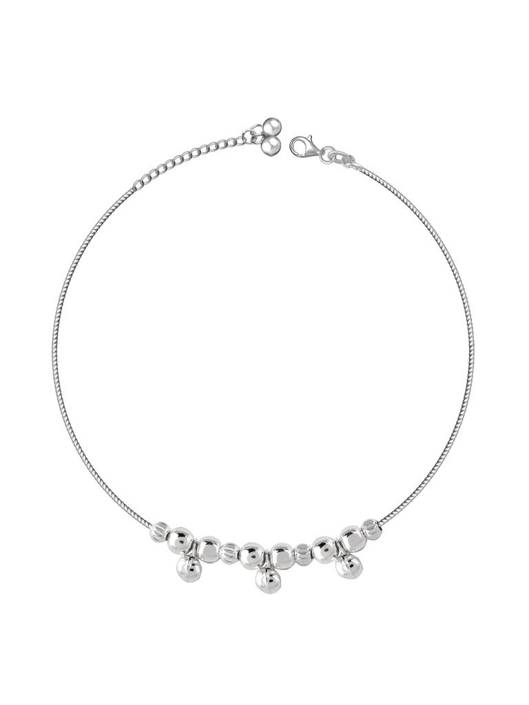 GIVA 925 Sterling Silver Jingle Anklet