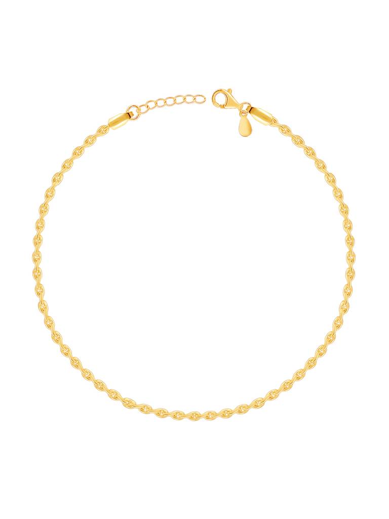 Silver Golden Step Up Ankletare Are Single : A0214