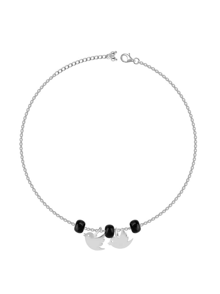 Giva 925 Sterling Silver Lovely Birds Anklet