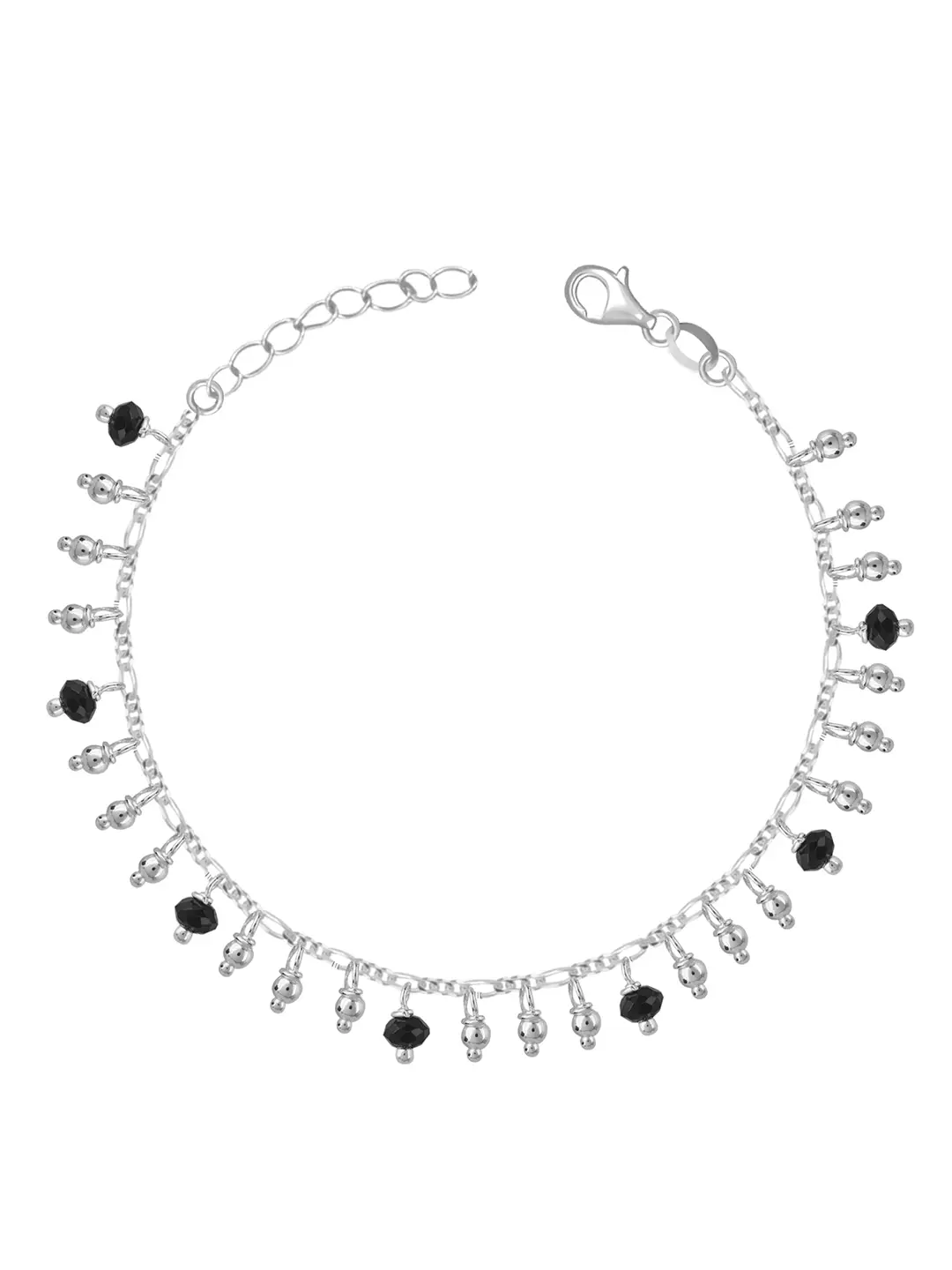 Sterling Silver 925 Curb Link Anklet - 10 Inch Length, 7g, Italian Made, Old English Jewellers 2 thumbnail image