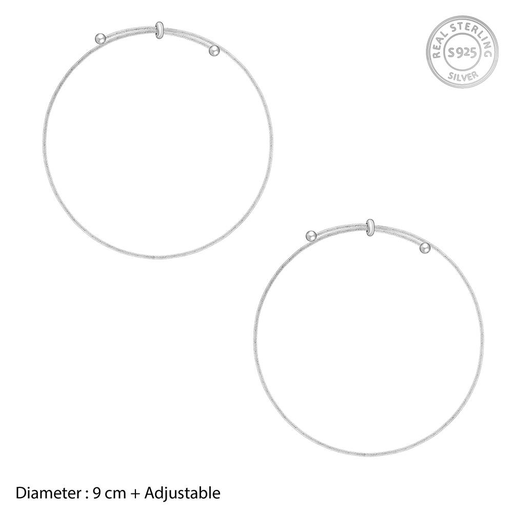 Giva 925 Silver Classic Slider Ankletare Are Single : A0249