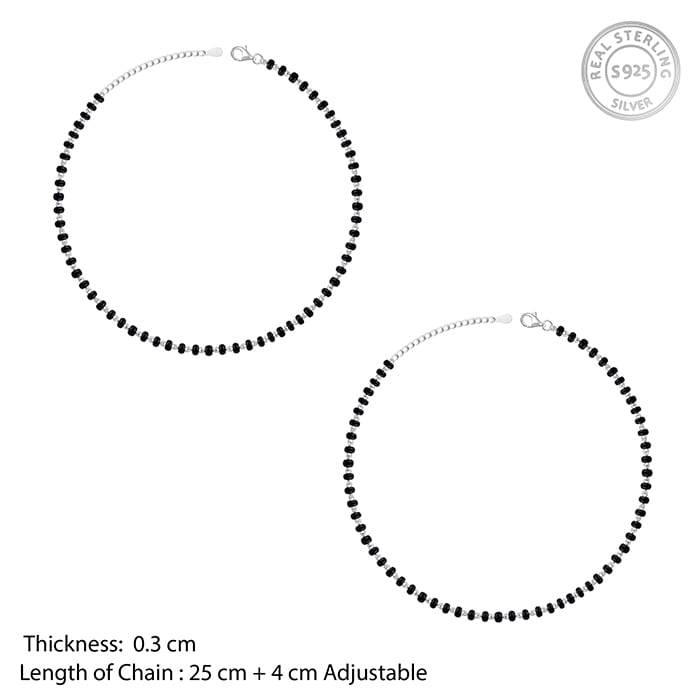 Giva 925 Silver Swaying Shadows Ankletare Are Single : A0273