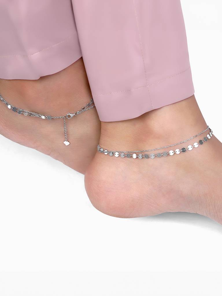 Silver Dose Of Shine Ankletare Are Single : A0296