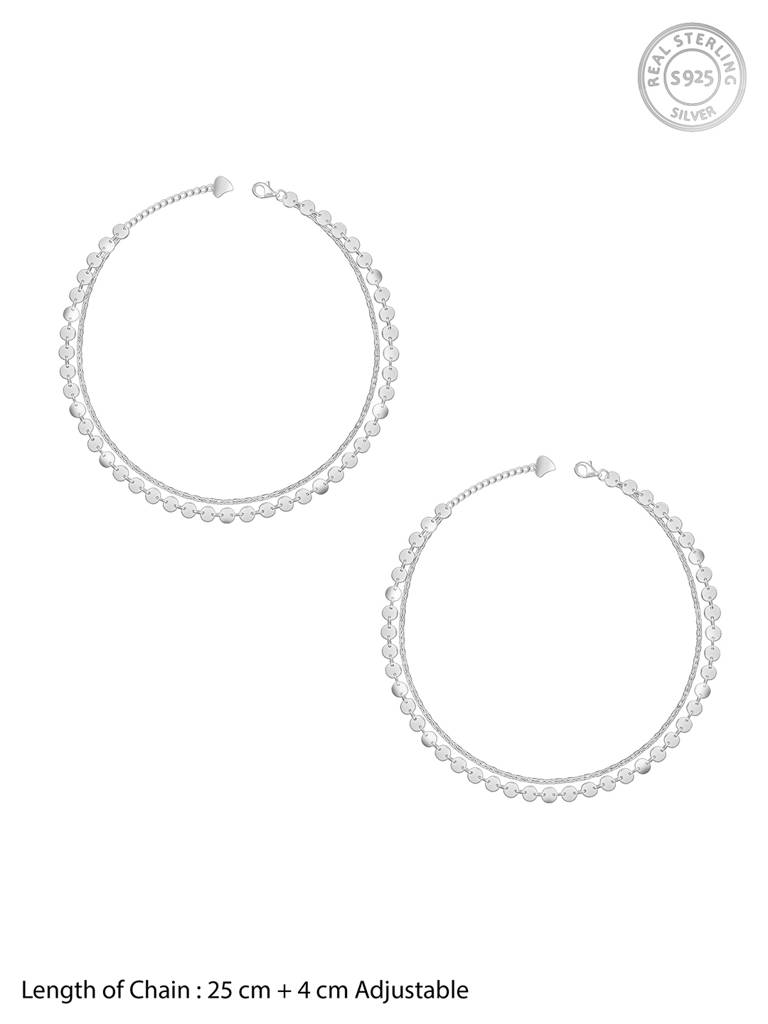 Silver Dose Of Shine Ankletare Are Single : A0296