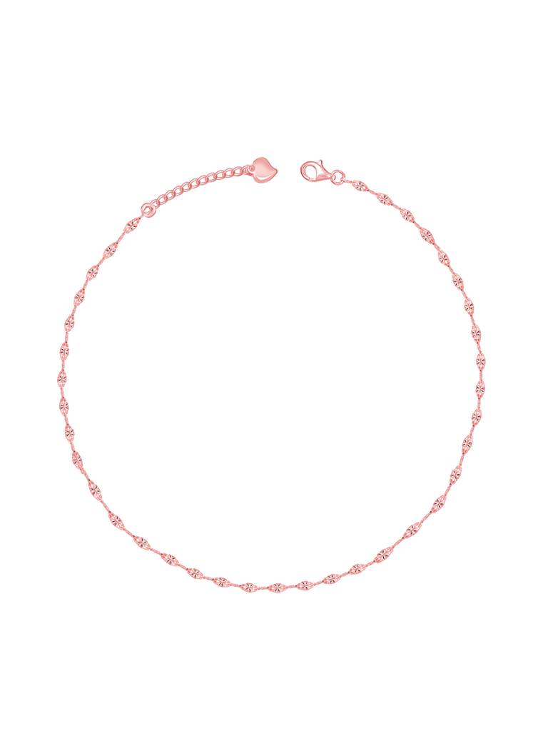 Silver Rose Gold Timeless Trends Ankletare Are Single : A0298