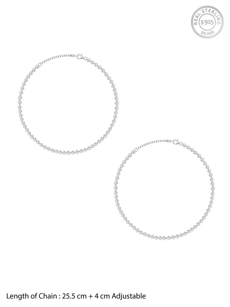 Silver Perfect Choice Ankletare Are Single : A0300