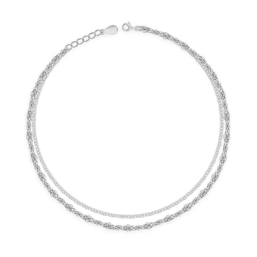 925 Silver Harmony Toe Anklet : A0369
