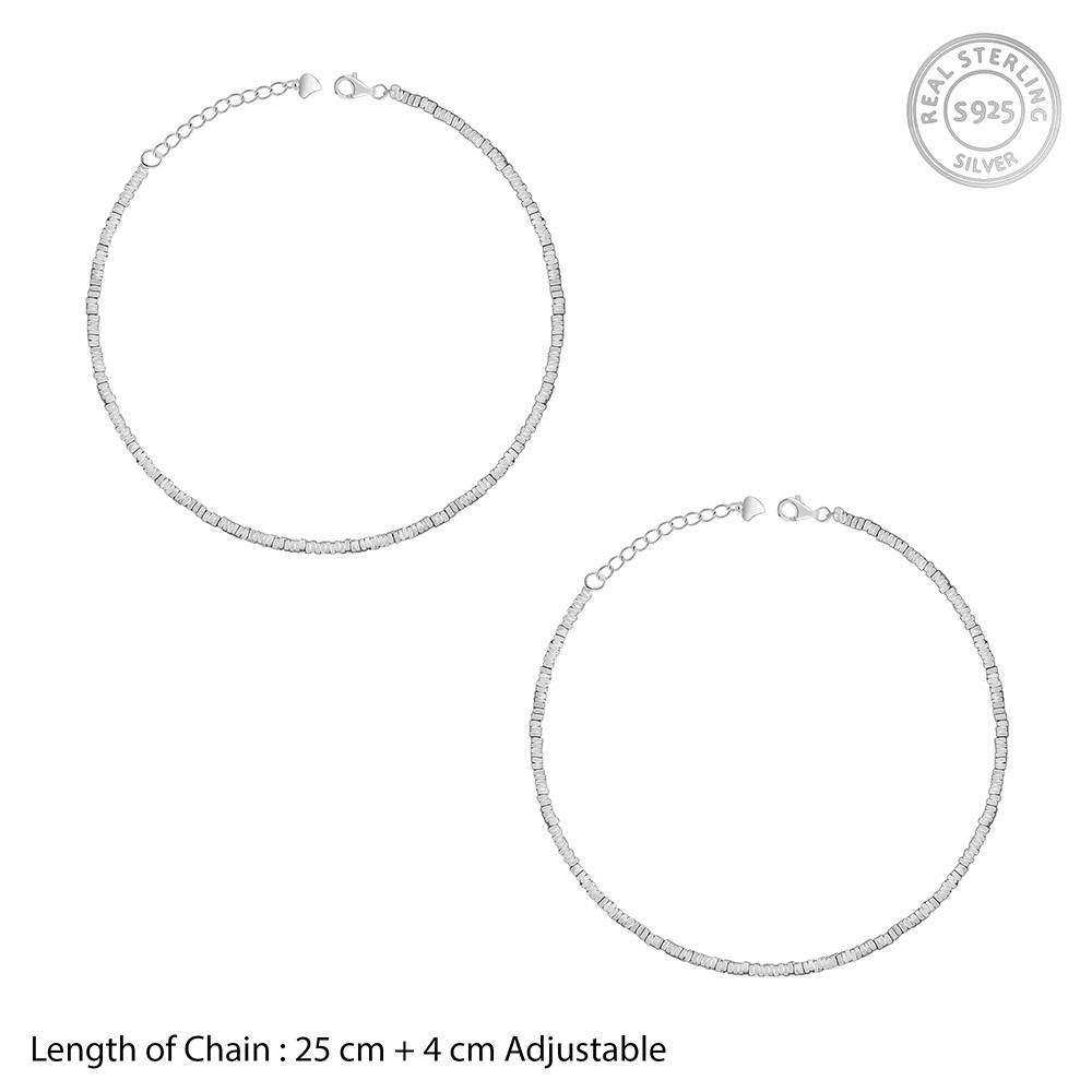 925 Silver Little Joy Anklet : A0371