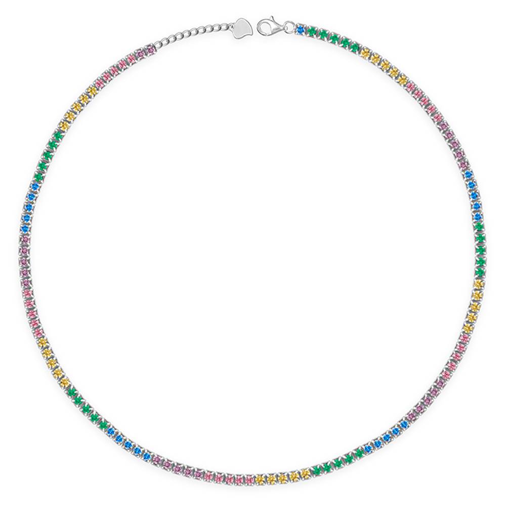 925 Silver Spectrum Shine Anklet : A0374