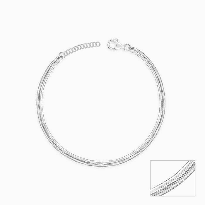 925 Silver Eternal Elegance Anklet,Single | Gifts For Women And Girls : A0469