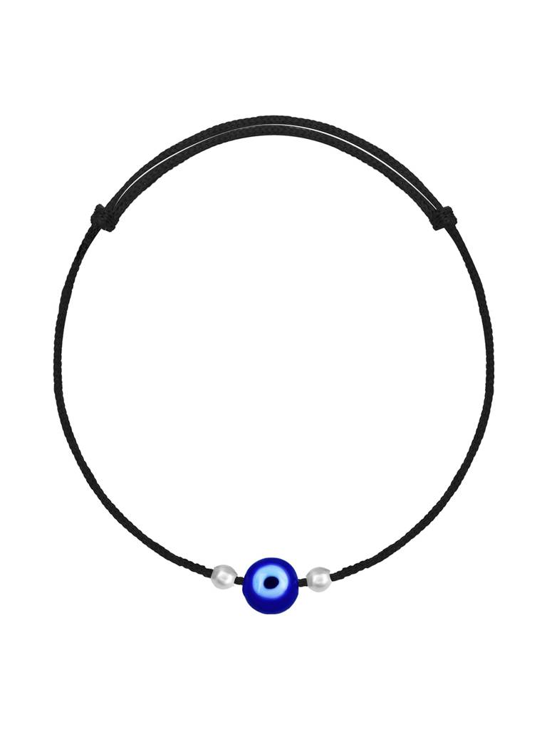 GIVA 925 Sterling Silver Evil Eye Anklet