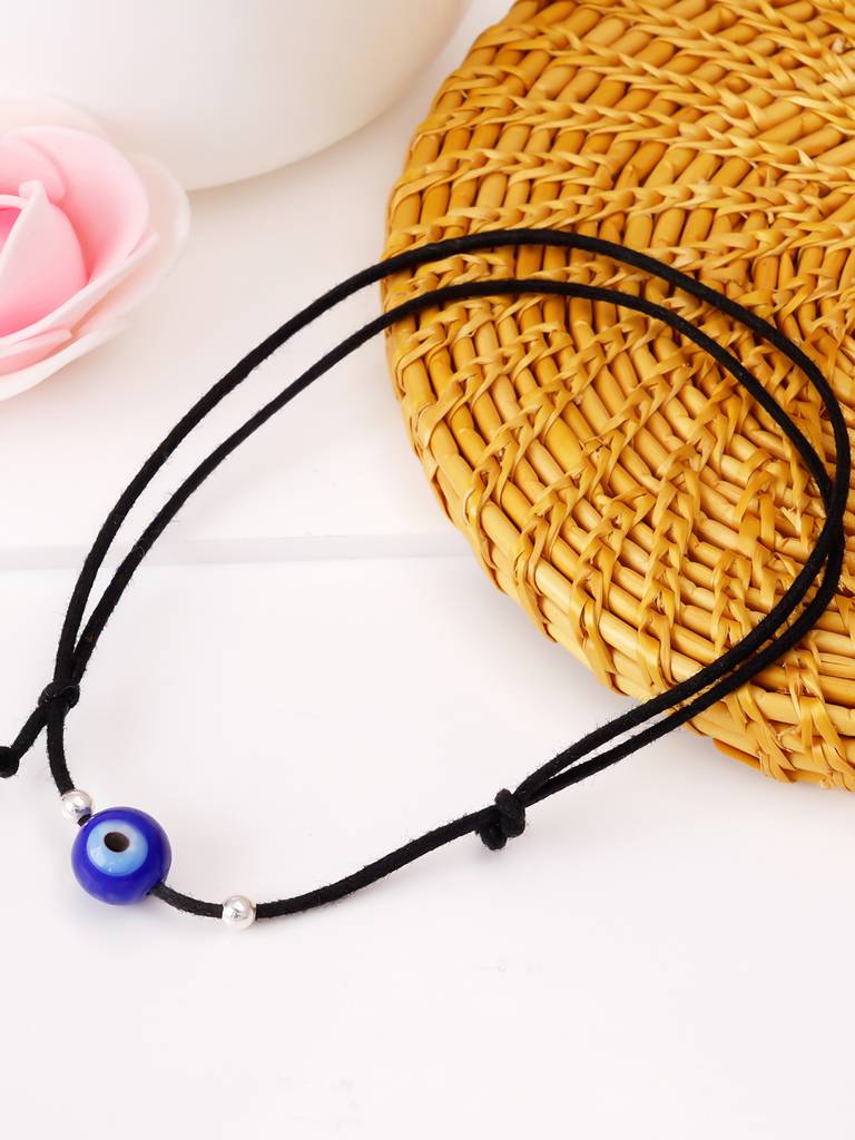 GIVA 925 Sterling Silver Evil Eye Anklet