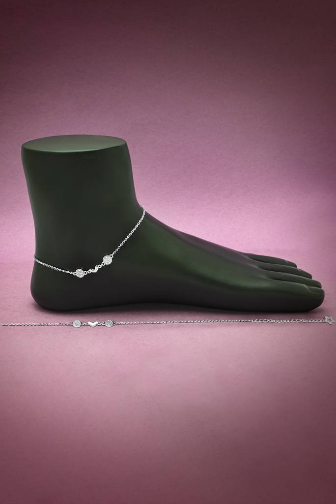 925 Sterling Silver ClaireâS Anklet : A19