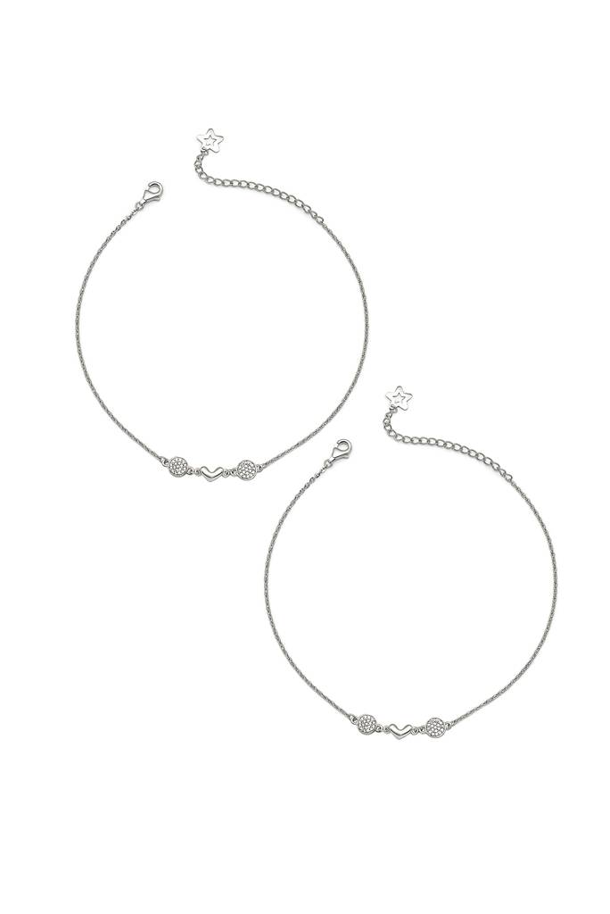 925 Sterling Silver ClaireâS Anklet : A19