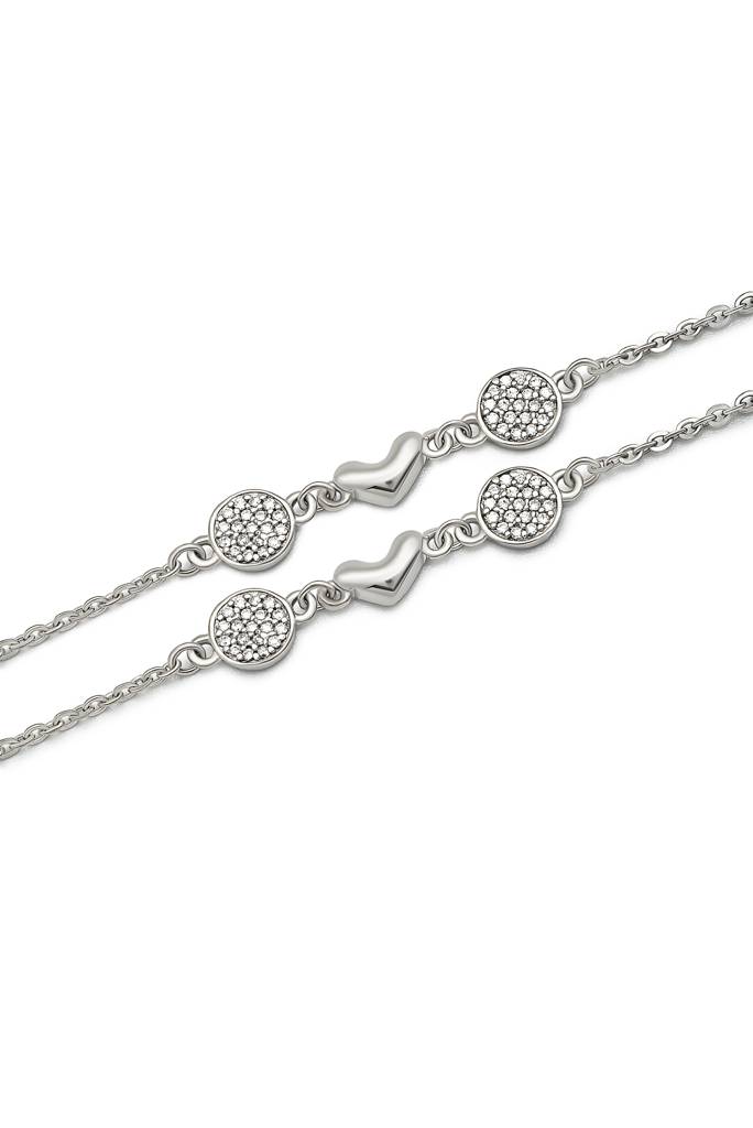 925 Sterling Silver ClaireâS Anklet : A19