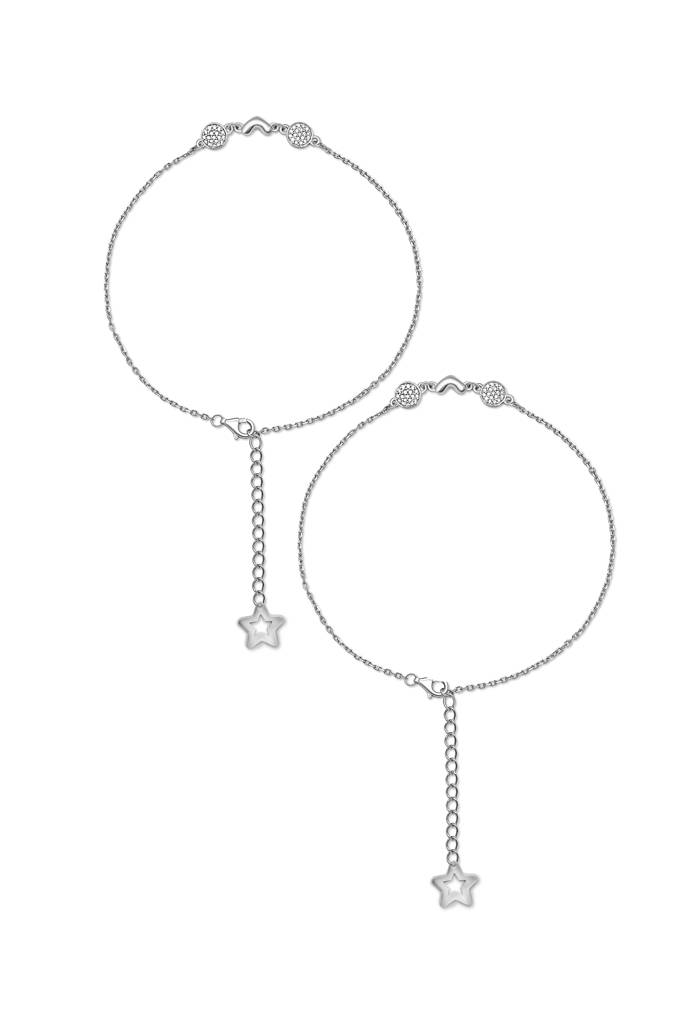 925 Sterling Silver ClaireâS Anklet : A19