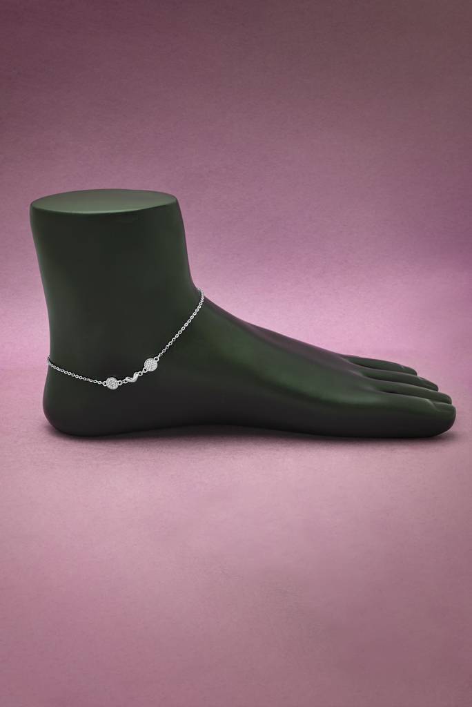 925 Sterling Silver ClaireâS Anklet : A22