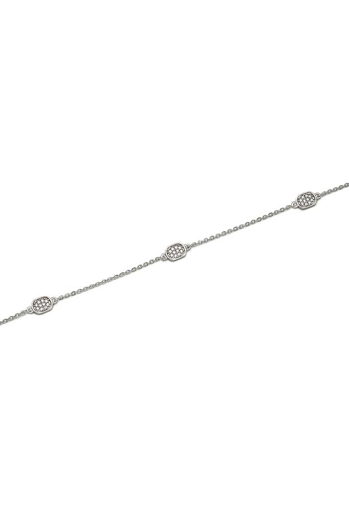 925 Sterling Silver Maria Anklet : A34