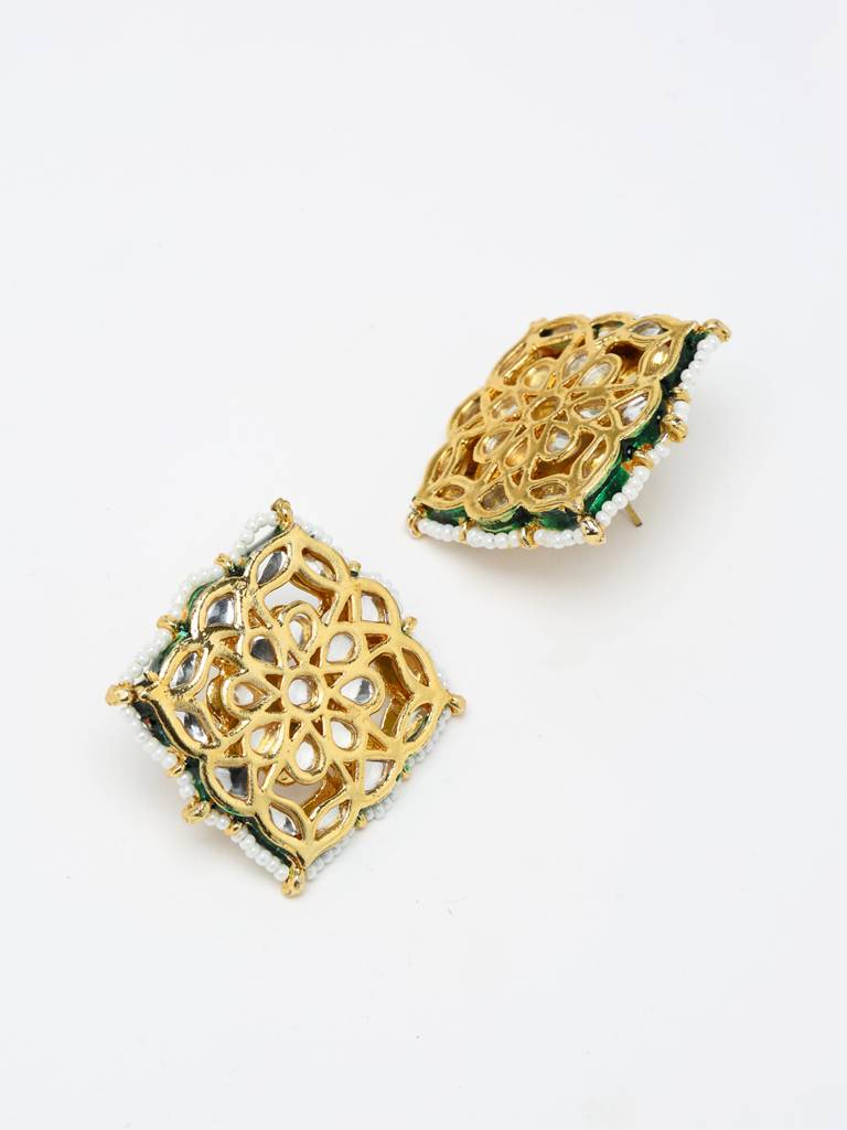 Pink Kundan Choker With Kundan Studs : A380-107