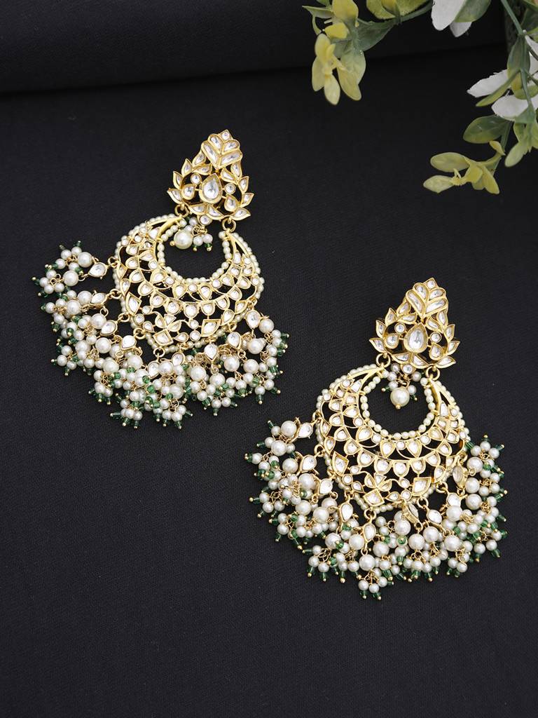 Kundan Stone Earrings : A380-111