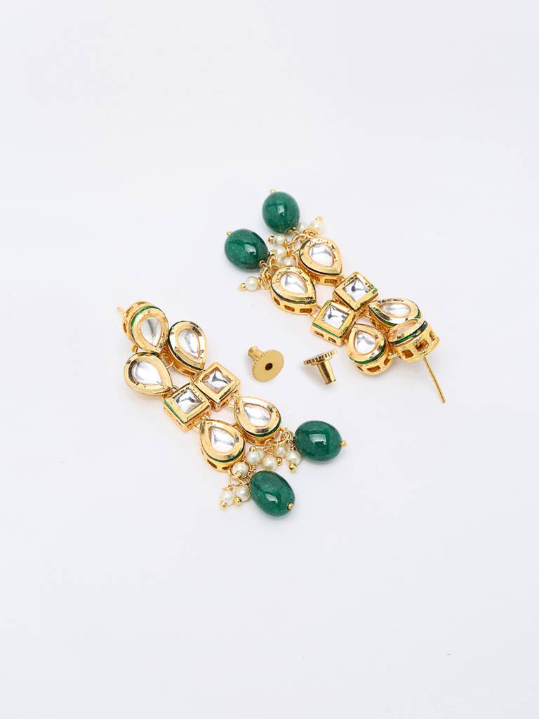 Stone Kundan Choker With Earrings : A380-119