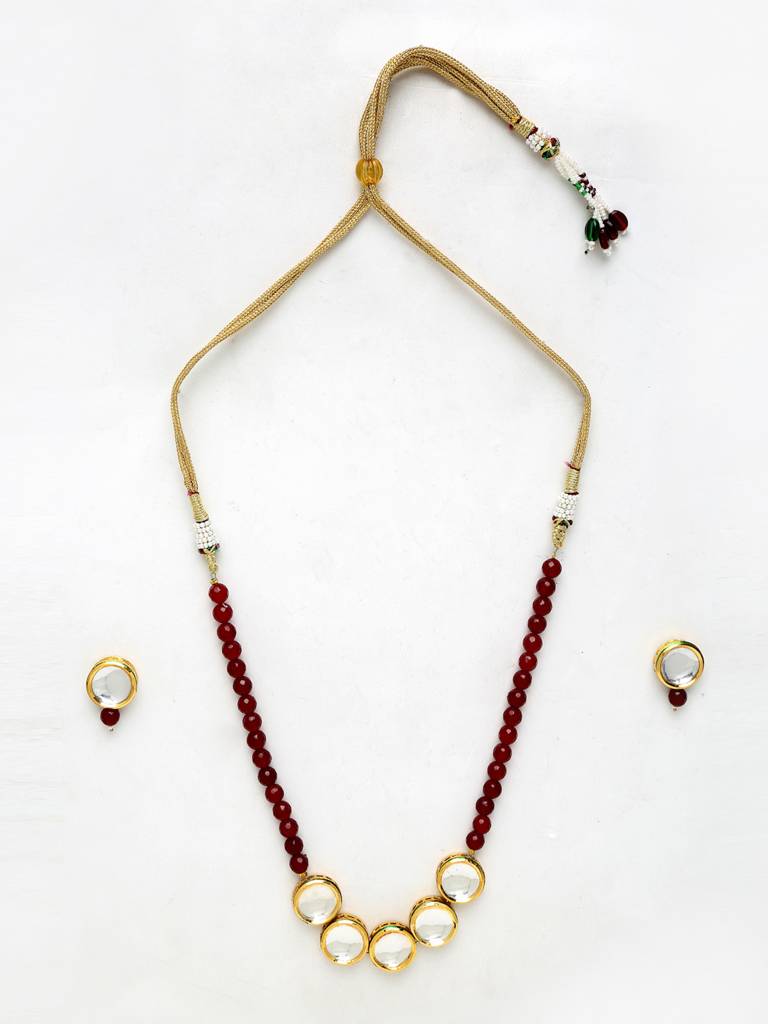 Kundan Neckpiece With Studs : A380-138
