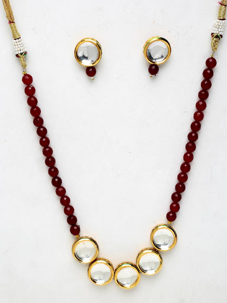 Kundan Neckpiece With Studs : A380-138