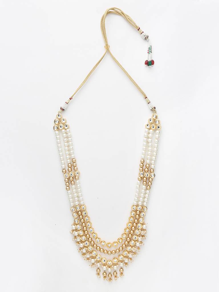 Gold And Kundan Neckpiece : A380-74