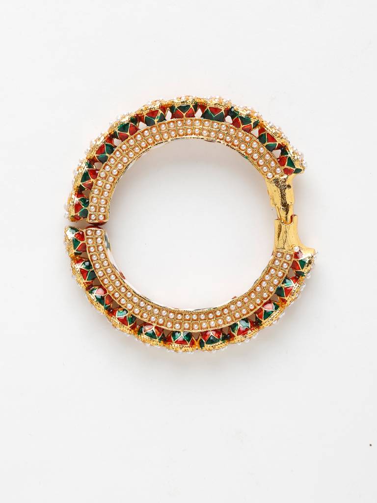 Pearl Embellished Bangle : A380-79