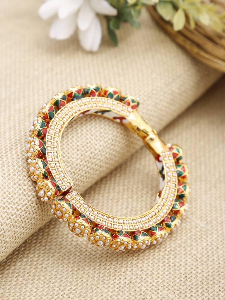 Pearl Embellished Bangle : A380-79