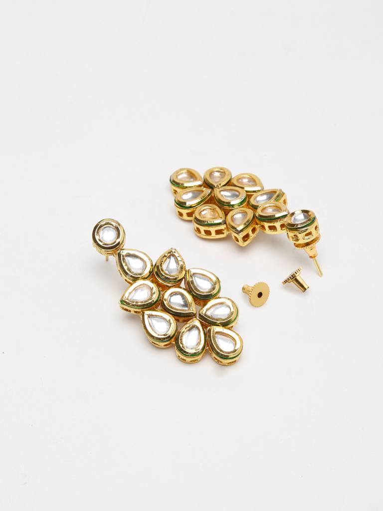 Handcrafted Kundan Choker With Earrings : A404-12