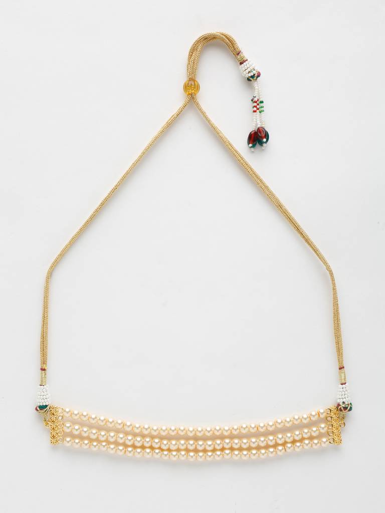 Cream Pearl Neckpiece : A404-19