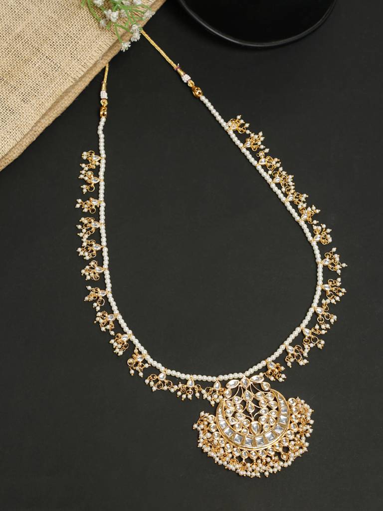 Kundan Long Neckpiece : A404-23
